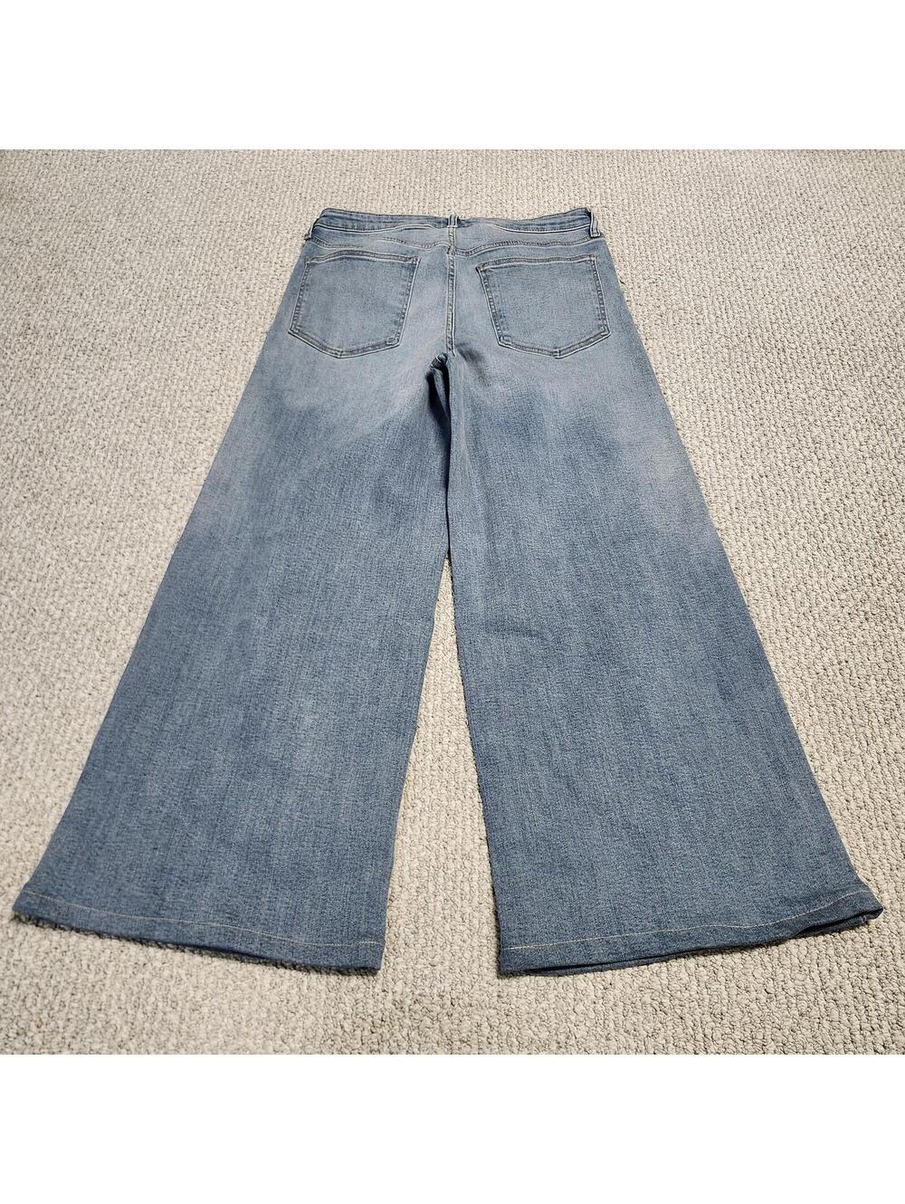 Universal Thread High Rise Everyday Wide Leg Jeans Blue Size 14R - Picture 8 of 11